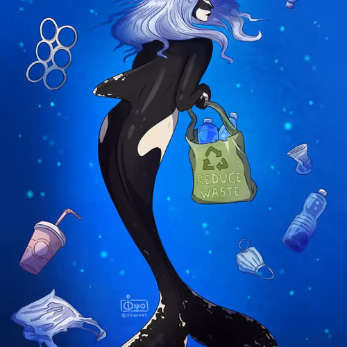 "Save The Ocean" by Oixxo Art