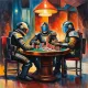 Bounty Hunters Playing Poker