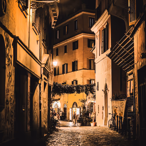 back alley