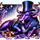Purple Degen Bull 🎩 🟣 🐂