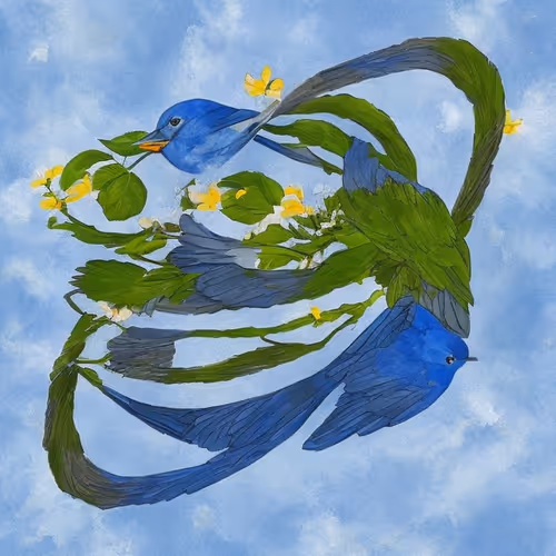 Based Bluebird Pepe
