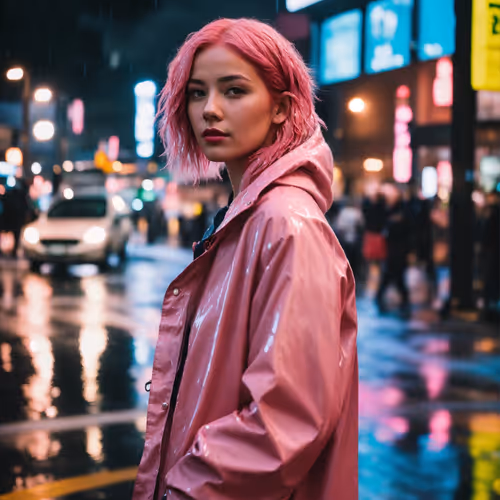 pink hair