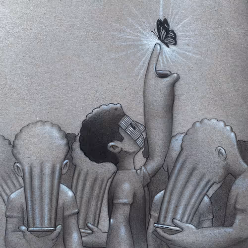 Buried faces, A World Unnoticed