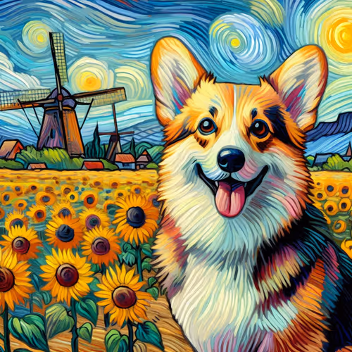 Sunlit Corgi: Omaha