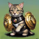 Kitty in armor