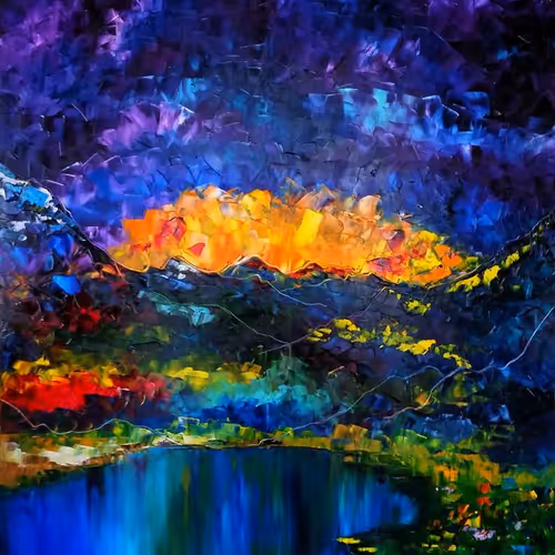 Vivid sunset