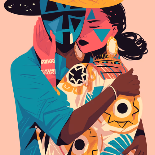 my bright color masquerade