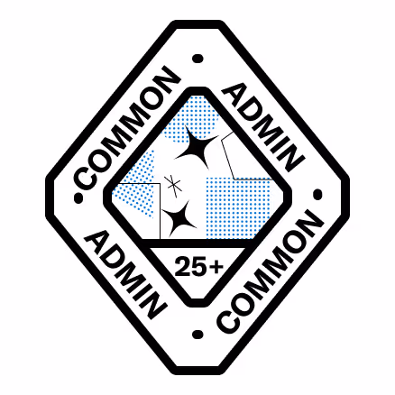 Admin 25+ Badge
