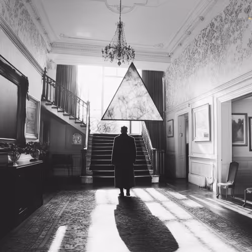 There's a light in the doorway.