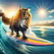Maincoon surf