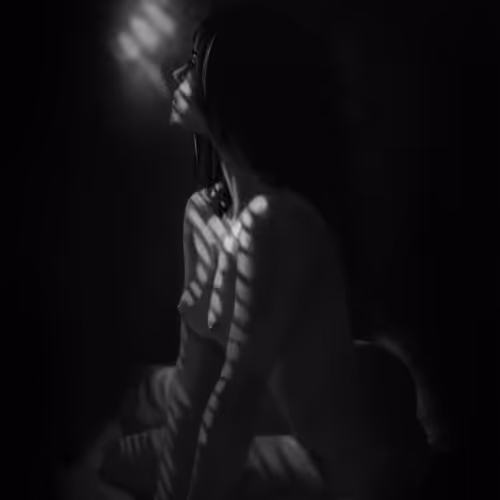 Through the blinds