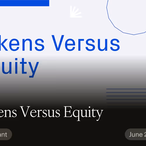 Tokens Versus Equity