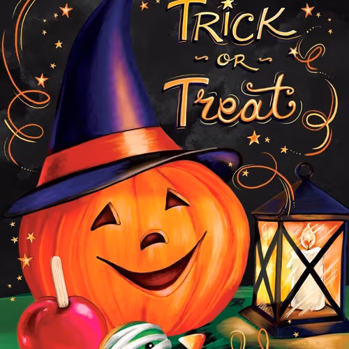 Halloween chippy lantern