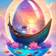 crystal egg boat 3