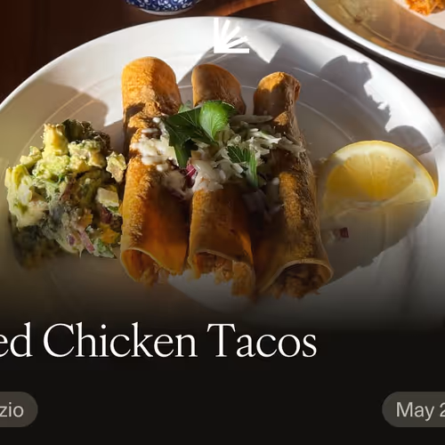 Rolled Chicken Tacos