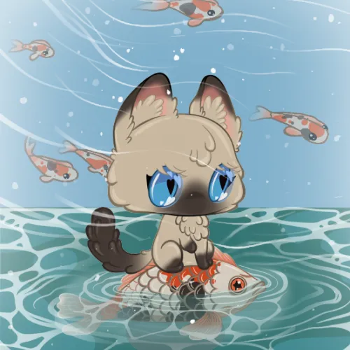 Pastel Koi by Tmarim x Reddit Collectible Avatars