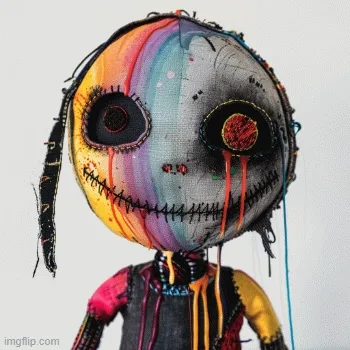 Horror Painted Dolls