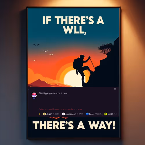 If there is a will there is a way!