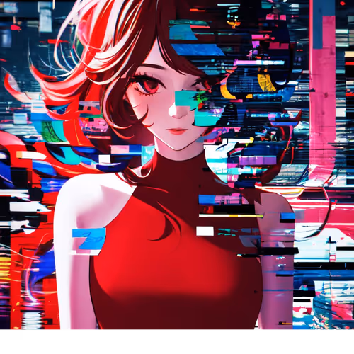 Digital Red Enchantment