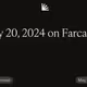 May 20, 2024 on Farcaster