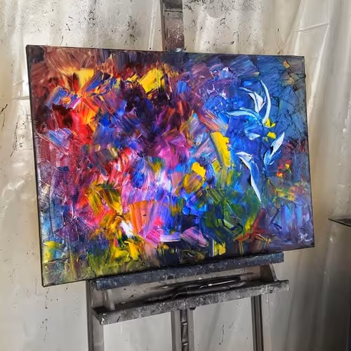 Vivid abstract art❤️