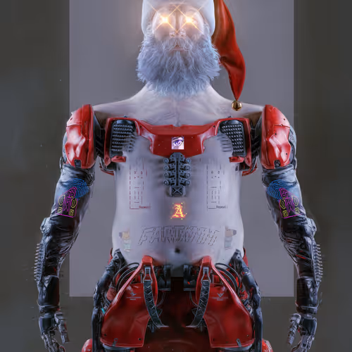 AGENT SANTA by BEEPLE