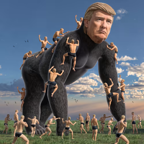 BEEPLE - 1 GORILLA vs. 100 MEN