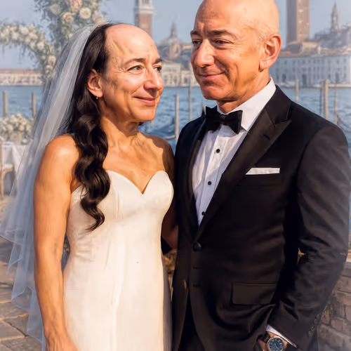 BEEPLE - I NOW PRONOUNCE YOU, BEZOS AND BEZOS!!