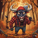 Bulltastic B, The Lumberjack!