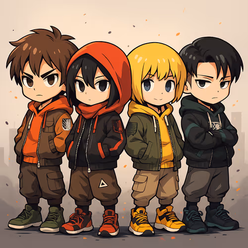 [Cute] Attack on Titan characters