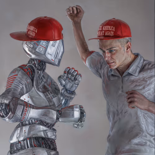 MAGA vs MAGA by BEEPLE