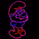 Neon Smurfs