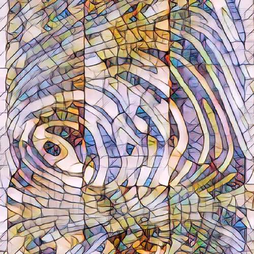 Mosaic Abstraction By Anona