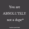 Not a Dupe Verification