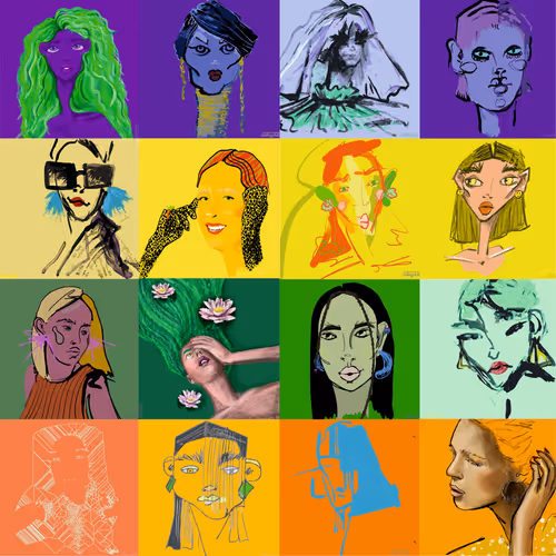 Faces in Shades