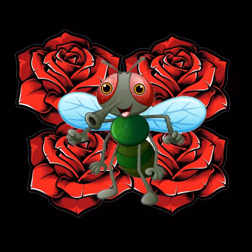????FlieS and RoseS????