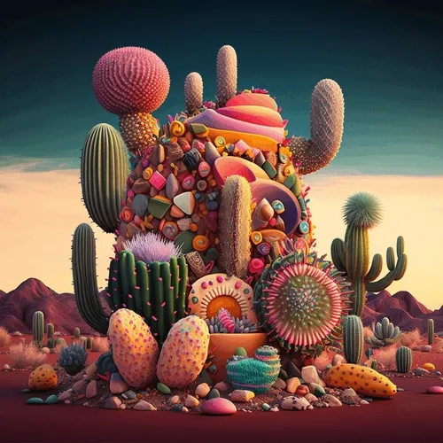 Psychedelic Cactus