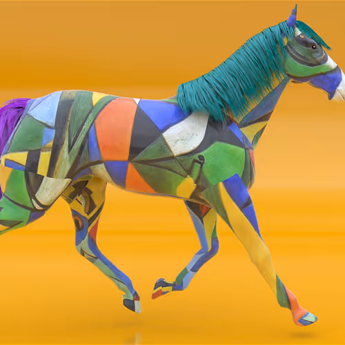 RUNNING HORSE ART