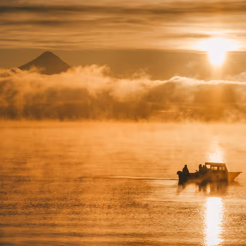 Sunrise Over the Lake
