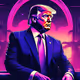 Neon Trump Deep Thoughts