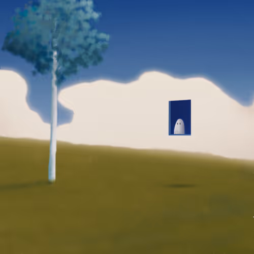 Outside