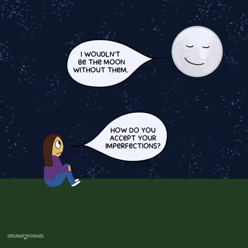 Conversations with the Moon by Decade2Doodles