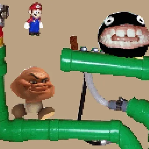 blursed mario by tinysoul