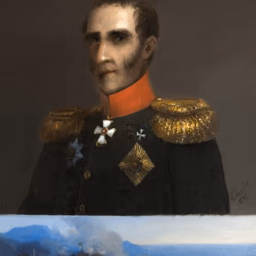 Portrait of General Peter Stepanovich Kotlarevsky(1782-1851). 1871