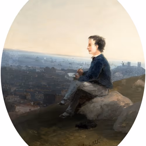 Self Portrait. I.K.Aivazovsky as a child. 1887