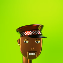 3D Chrome Punk Babies #044