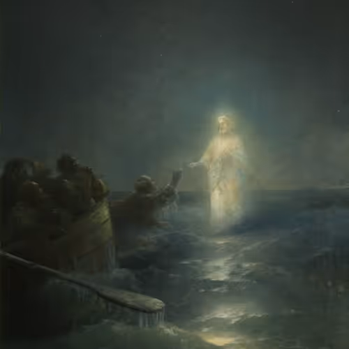 Christ Walking on the Waters. 1897