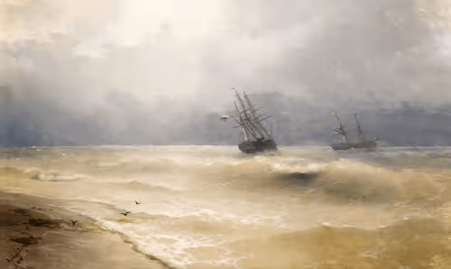 The Surf on the Crimean Shore. 1892