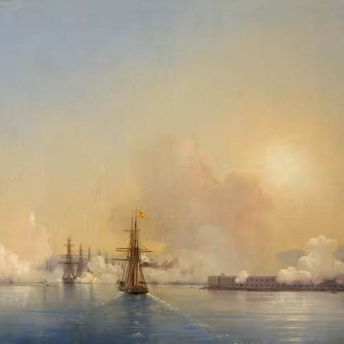 Entrance to Sebastopol Gulf. 1850s