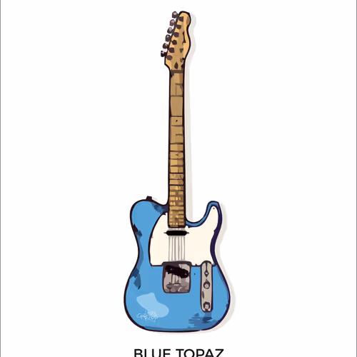 BLUE TOPAZ - Edition 1 of 1 - Art by Guitar Boys // 2021